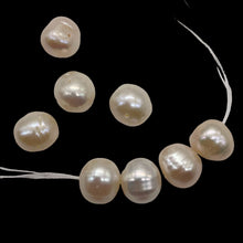 Load image into Gallery viewer, Natural Rich Cream Pink Fresh Water Pearl Parcel | 9 to 10mm | 8 Pearls |