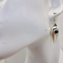 Load image into Gallery viewer, Semi-Precious Royal Natural Amethyst Sterling Silver Drop Earrings | 2" Long |