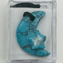 Load image into Gallery viewer, Howlite Star and Moon Pendant Necklace | 3/4' Long | Blue | 1 Pendant Necklace |