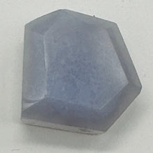 Load image into Gallery viewer, Chalcedony Druzy 56ct Designer Cut Pendant Bead | 25x25x10mm | Blue | 1 Bead |