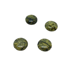 Load image into Gallery viewer, Rare 4 Reptile Russian Jasper Coin Beads 7579