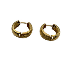 Load image into Gallery viewer, 14K Yellow Gold Ear Circle Huggers | 16mm Diameter | Gold | 1 pair Earrings |