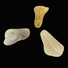 Load image into Gallery viewer, Soothing 1 Carved Grey Chalcedony Flower Beads 10234