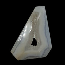 Load image into Gallery viewer, Chalcedony Druzy 53ct Designer Cut Pendant Bead| 35x28x9mm| Blue|1 Pendant Bead|