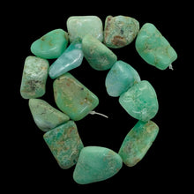 Load image into Gallery viewer, Designer Natural Chrysoprase Nugget Bead 151g Strand |35x19x13mm to 27x22x15mm|