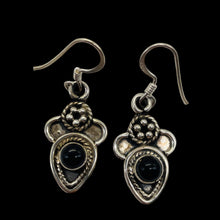 Load image into Gallery viewer, Stellar! Black Onyx Sterling Silver Drop/Dangle Earrings | 1 1/4" Long |