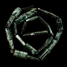 Load image into Gallery viewer, Siberia Premuim Russian 16x8mm Seraphinite Bead Strand 108992
