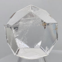Load image into Gallery viewer, Rock Crystal 66g Dodecahedron Specimen | 33mm | Clear | 1 Figurine |