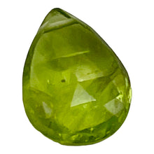Load image into Gallery viewer, Faceted Peridot Briolette Bead | Green | 10x8x5mm | 3.1 ct |