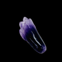Load image into Gallery viewer, 1 Exquisitely Carved Natural Untreated Amethyst Lily Flower 109612