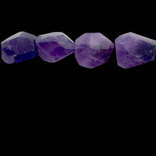 Load image into Gallery viewer, 4 Beads of Designer Natural Amethyst Faceted Beads 010420