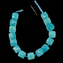 Load image into Gallery viewer, Amazonite Cube Beads for Jewelry Making | 4mm | Blue | 15 Bead(s) |