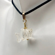 Load image into Gallery viewer, Quartz Koi Fish Pendant Necklace | Semi Precious Stone Jewelry | 14k Pendant