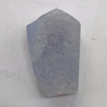 Load image into Gallery viewer, Chalcedony Druzy 56ct Designer Cut Pendant Bead|31x20x12mm| Blue| 1 Pendant Bead