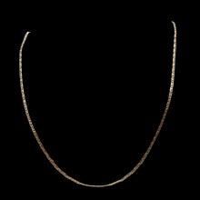 Load image into Gallery viewer, Italian! 10K Gold Reversible Open Link Chain 16" 10019B