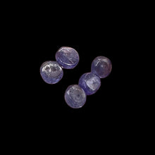 Load image into Gallery viewer, Tanzanite (approx 3.5cts) Rondelle Bead Parcel | 5x3mm | Blue | 5 Beads |
