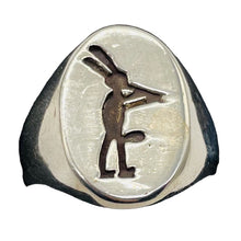 Load image into Gallery viewer, Sterling Silver Kokopelli Medicine Man Ring | Size 10 3/4 | Silver | 1 Ring |