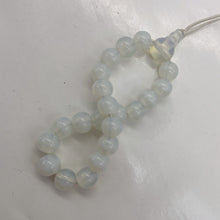 Load image into Gallery viewer, Opalized Glass 7" Strand Round Beads | 8mm | Opalized White | 21 Beads |