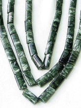 Load image into Gallery viewer, Siberia Premuim Russian 16x8mm Seraphinite Bead Strand 108992