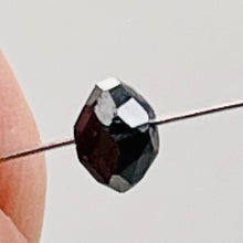 Load image into Gallery viewer, 1 Natural Black 0.51cts Diamond Roundel Bead 9892F