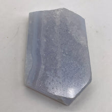 Load image into Gallery viewer, Chalcedony Druzy 48ct Designer Cut Pendant Bead| 36x28x7mm|Blue | 1 Pendant Bead