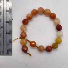 Load image into Gallery viewer, 18 Spectacular Autumn Jade Faceted Beads 005665