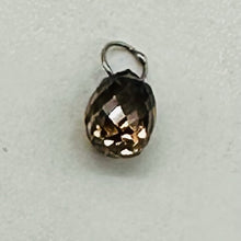 Load image into Gallery viewer, 0.53cts Champagne Diamond Brio & 18K White Pendant 9817F
