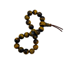 Load image into Gallery viewer, Tigers Eye 7" Strung Strand Round Beads | 8mm | Golden Brown | 21 Beads |