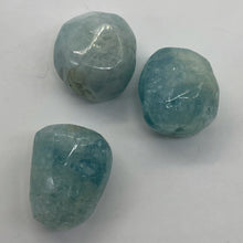 Load image into Gallery viewer, Aquamarine Smooth Nugget Bead Parcel | 20x16x13 - 17x16x13mm | Blue | 3 Beads |