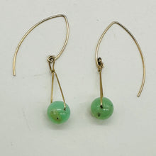Load image into Gallery viewer, Chrysoprase AAA Natural 14K Gold Filled Earrings | Green | 1 3/4" Long |
