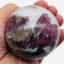 Load image into Gallery viewer, Garnet Crystal 645g Sphere | 3" | Red White | 1 Collector's Item |