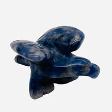 Load image into Gallery viewer, Unique Soaring Carved Sodalite Eagle Figurine | 25x14x7.5mm | Blue White
