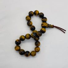 Load image into Gallery viewer, Tigers Eye 7" Strung Strand Round Beads | 8mm | Golden Brown | 21 Beads |