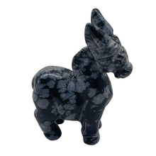 Load image into Gallery viewer, Hand-Carved Standing Donkey Burro | 1 Figurine | | 42x21x19mm | Black White