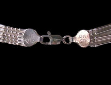 Load image into Gallery viewer, Italian Silver 5 Waterfall Chain 18" Necklace 10073B