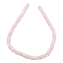 Load image into Gallery viewer, Mangano Pink Calcite Faceted Tube Bead 15" Strand | AAA Quality | 20x10mm |