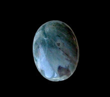 Load image into Gallery viewer, 1 Slate Green Oregon Jasper Oval Pendant Bead 7542