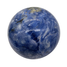 Load image into Gallery viewer, Sodalite Sphere 300g (10.5oz) Display Specimen | 63mm (2.5") | Blue White | 1 |