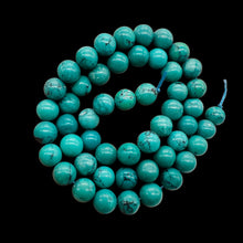 Load image into Gallery viewer, Turquoise Round Bead Strand | 8mm | Blue | 1 Strand |