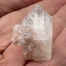 Load image into Gallery viewer, Apophyllite Stilbite 11g Collectors Crystal Pyramid | 25x20x19mm | Clear, Pink |