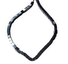 Load image into Gallery viewer, Hematite Cube Beads 4x4mm Strand, 49 Silver Gemstone Beads for Jewelry Making