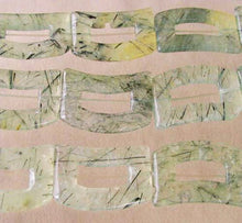 Load image into Gallery viewer, 3 Picture Frame Green Prehnite Buckle Beads 10461