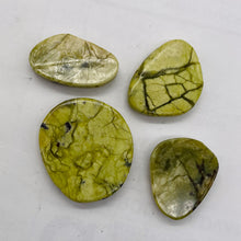 Load image into Gallery viewer, Turquoise Faustite Freeform Beads| 37x32 to 28x24mm| Chartreuse, Black| 4 Beads|