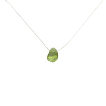 Load image into Gallery viewer, Peridot Faceted Briolette Bead | 2.2 cts | 9x7x4mm | Green | 1 bead |