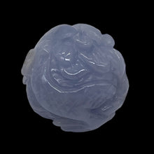 Load image into Gallery viewer, Jade Carved Round Bead | 13mm | Lavender | 1 Bead |