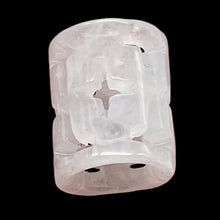 Load image into Gallery viewer, Jade AAA Carved Barrel Beads | 11x9mm | White | 1 Bead |