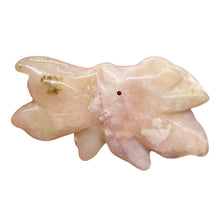 Load image into Gallery viewer, Pink Peruvian Opal Carved 27cts Flower Pendant Bead | 26x49x4mm | Pink White |