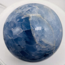 Load image into Gallery viewer, Celestite Sphere 1960g (69oz) | 113mm ( 4.4") | Blue White | 1 Display Specimen|