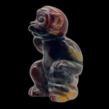 Load image into Gallery viewer, Hand-Carved Sitting Monkey | 1 Figurine | 40x22x21mm | Red Brown