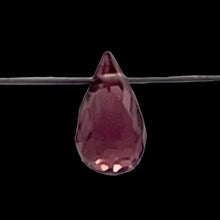 Load image into Gallery viewer, Merlot Zircon Gemstone .44 ct Briolette Bead | 5.1x3mm | Red | 1 Pendant Bead |